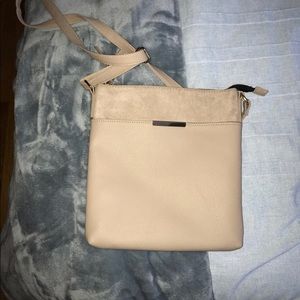 Real leather cross body bag